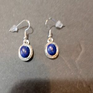 NWOT Bohemian Lapis Stone Earrings
